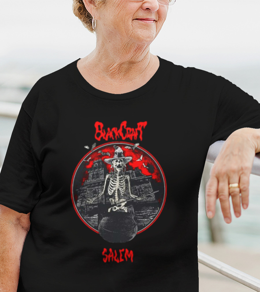 Blackcraft Salem Skeleton Witch Stew T-Shirt