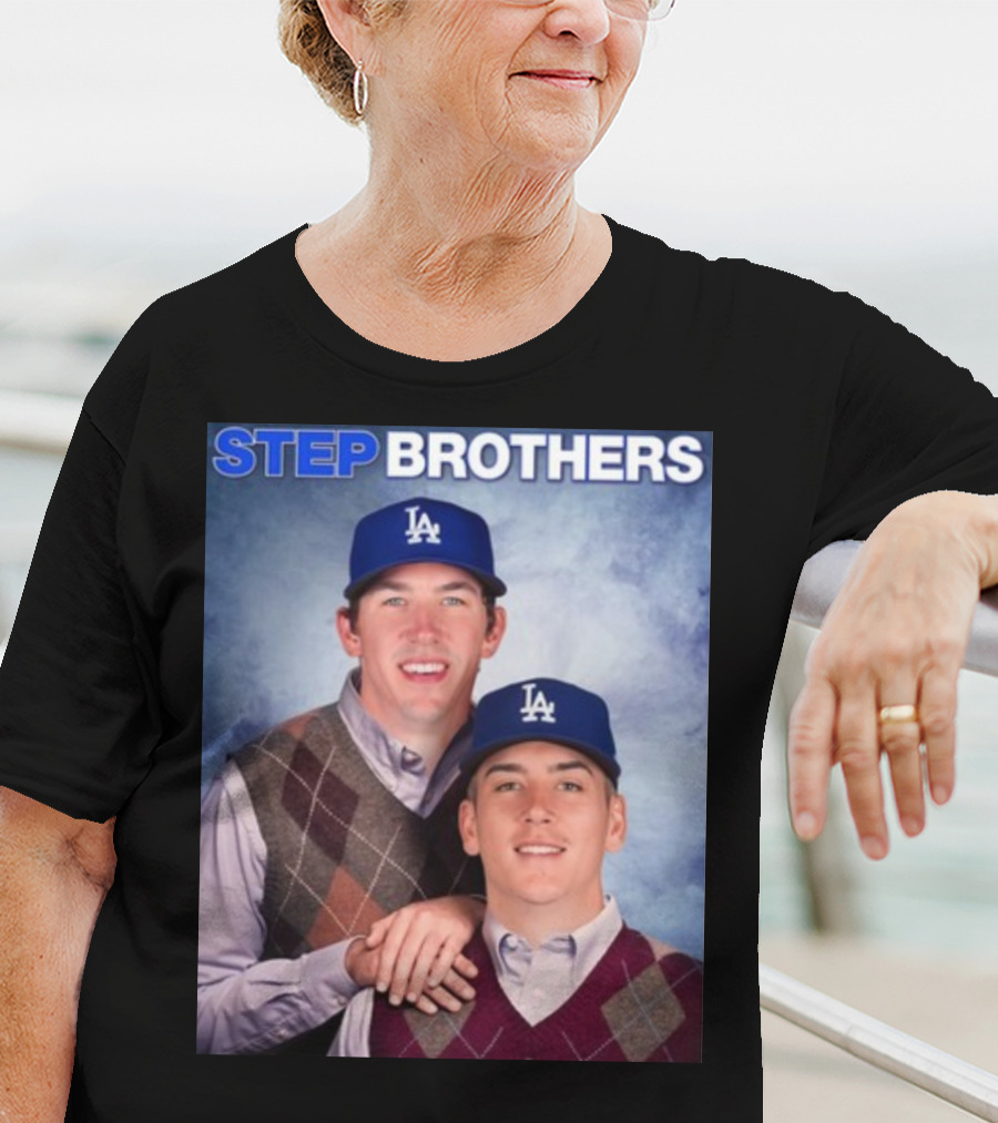 Bobby Miller Walker Buehler LA Step Brothers T-Shirt