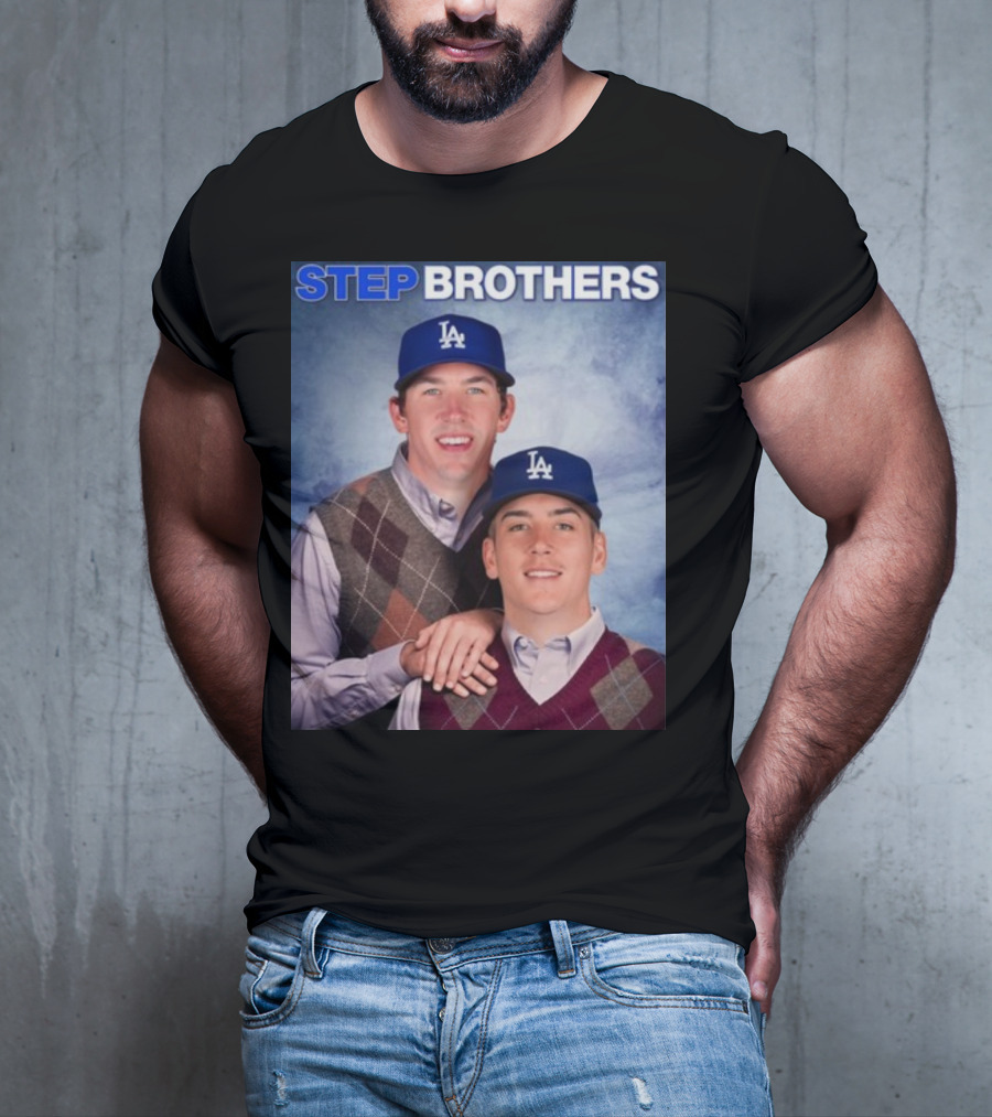 Bobby Miller Walker Buehler LA Step Brothers T-Shirt