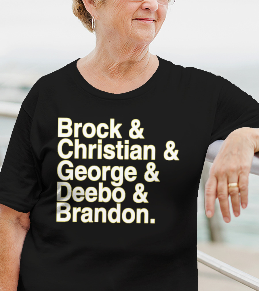 Brock And Christian And George And Deebo And Brandon T-Shirt