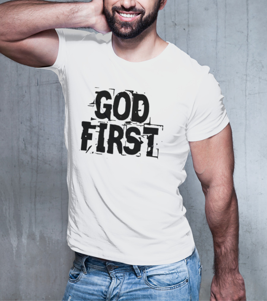 Reformedbychrist God First Faithful Priority T-Shirt