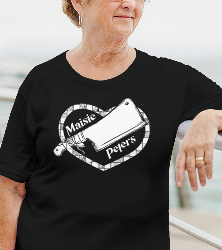 Maisie Peters Cleaver Heart Motif T-Shirt