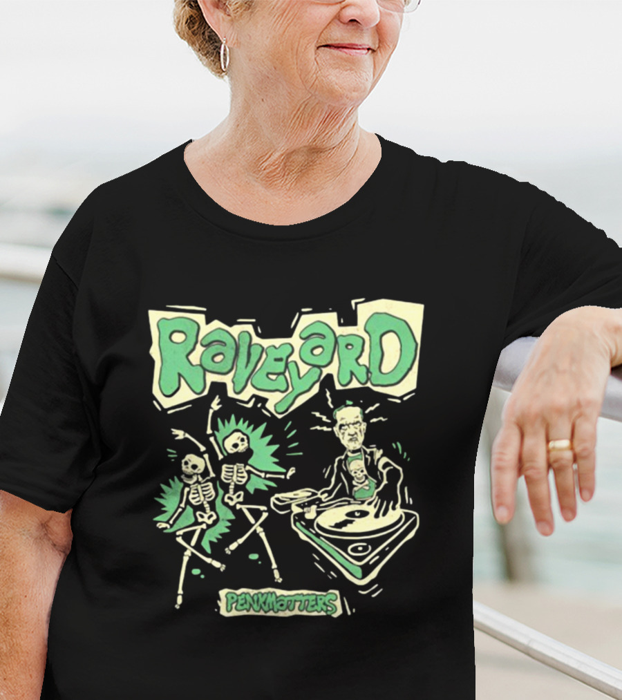 Raveyard Penkmatters Skeletons DJ Party T-Shirt