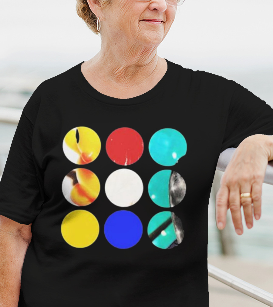 Fleshwater Sounds Of Grieving Circles Color Palette T-Shirt