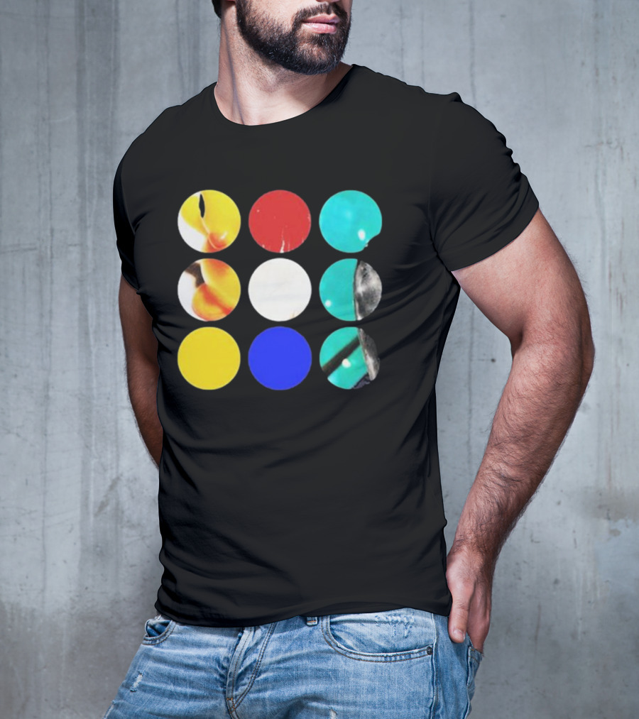 Fleshwater Sounds Of Grieving Circles Color Palette T-Shirt
