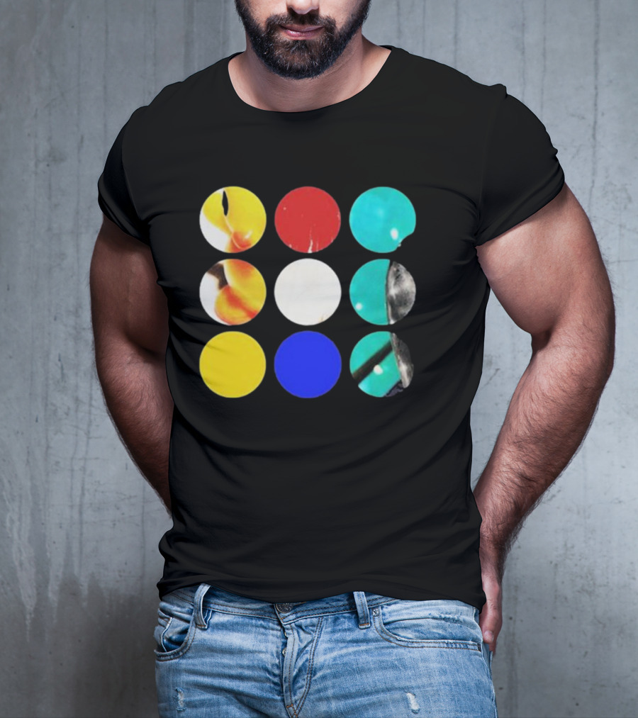 Fleshwater Sounds Of Grieving Circles Color Palette T-Shirt