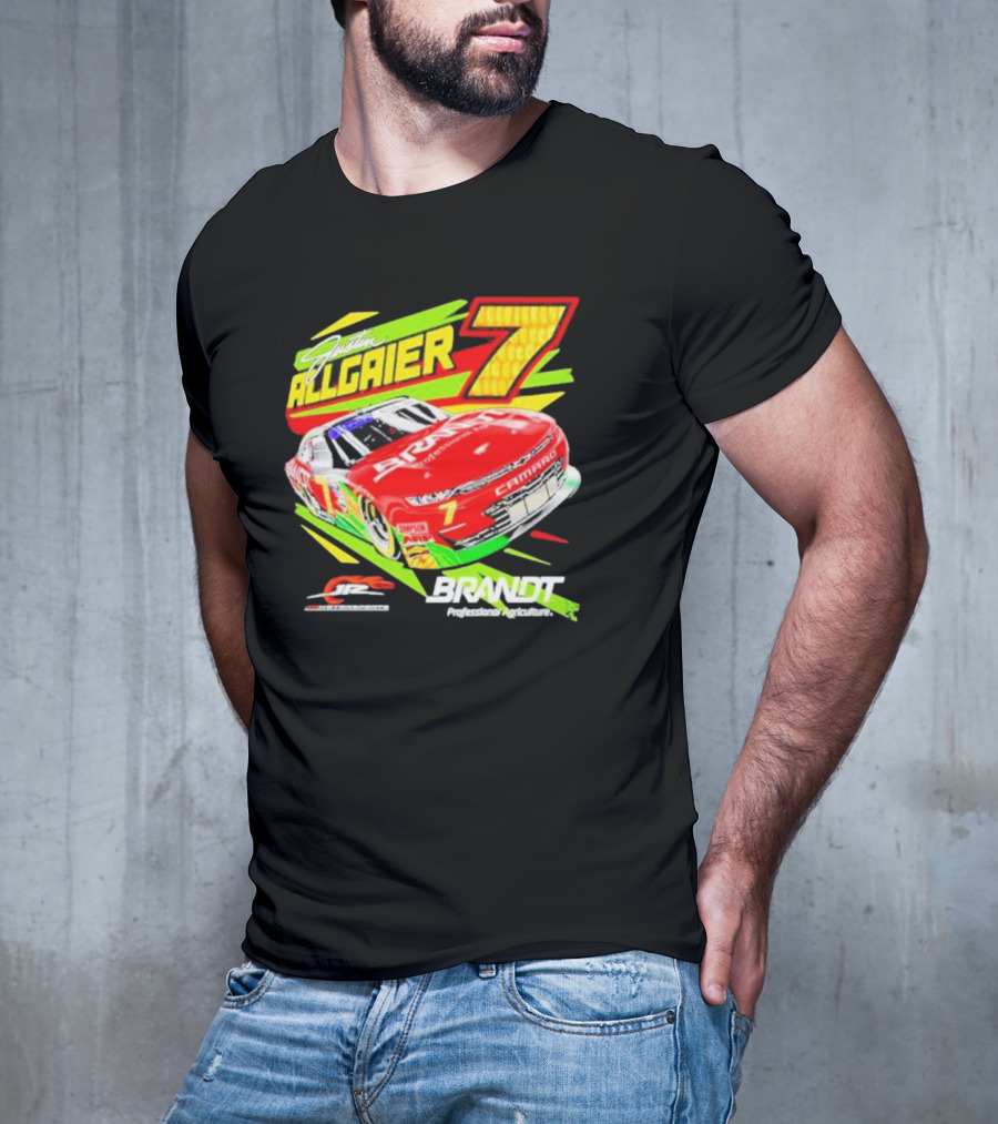 Justin Allgaier 7 JR Motorsports Brandt Camaro Racing Car T-Shirt