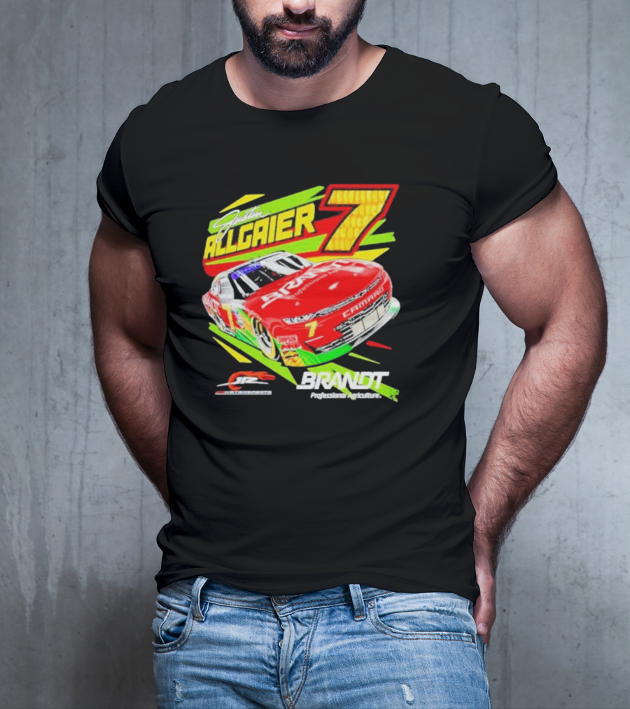 Justin Allgaier 7 JR Motorsports Brandt Camaro Racing Car T-Shirt