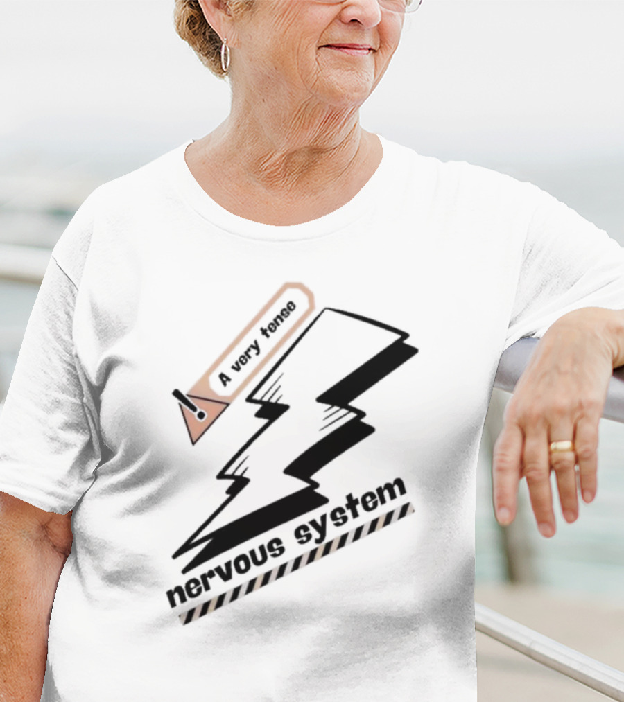 A Very Tense Nervous System Lightning Bolt T-Shirt