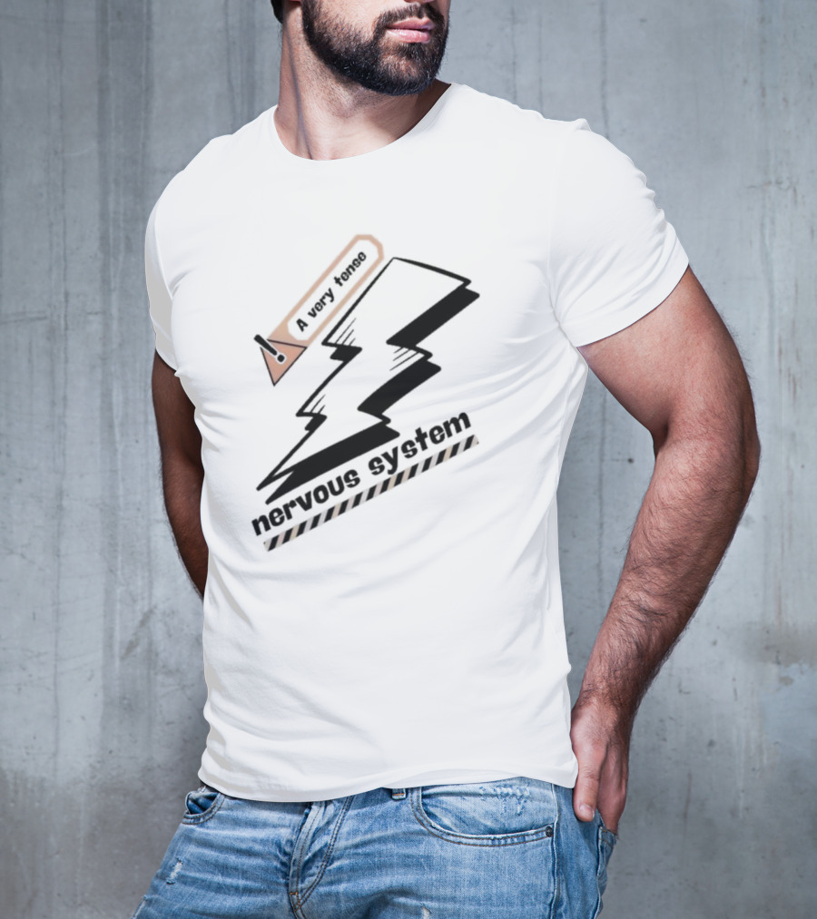 A Very Tense Nervous System Lightning Bolt T-Shirt