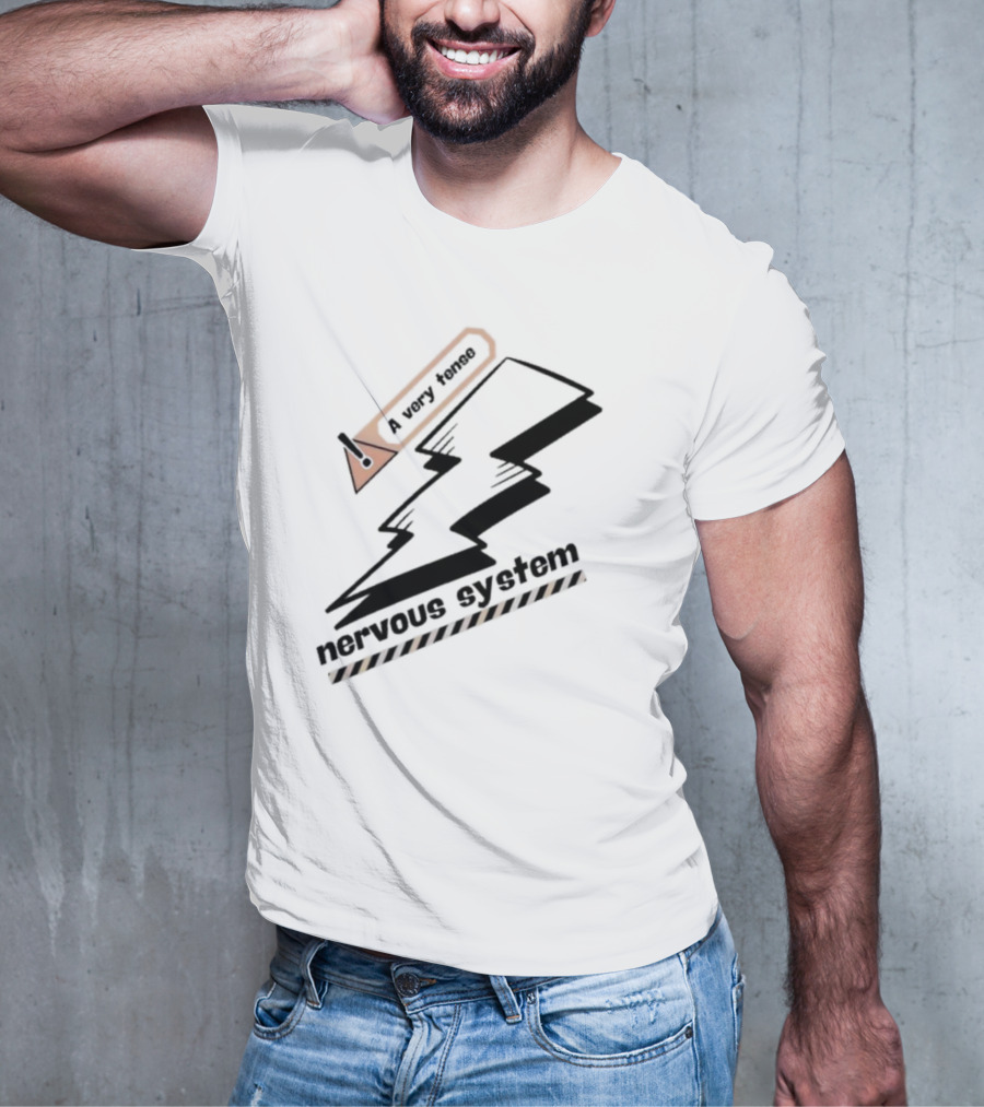 A Very Tense Nervous System Lightning Bolt T-Shirt