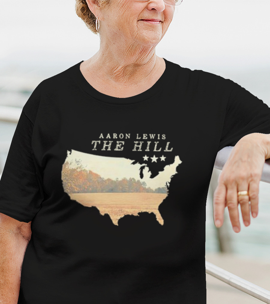 Aaron Lewis The Hill USA Landscape Stars T-Shirt