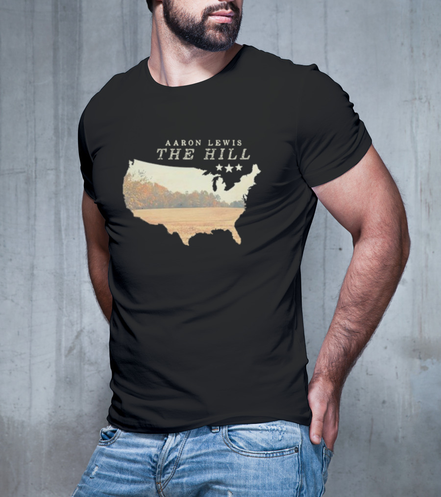 Aaron Lewis The Hill USA Landscape Stars T-Shirt