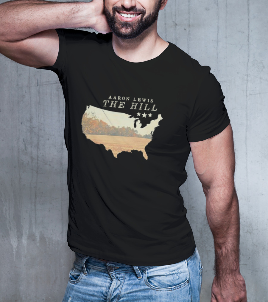 Aaron Lewis The Hill USA Landscape Stars T-Shirt