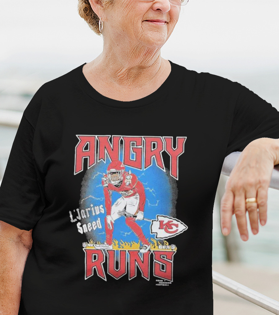 Angry Runs L'Jarius Sneed Kansas City Chiefs 88 Yards Touchdown Football T-Shirt
