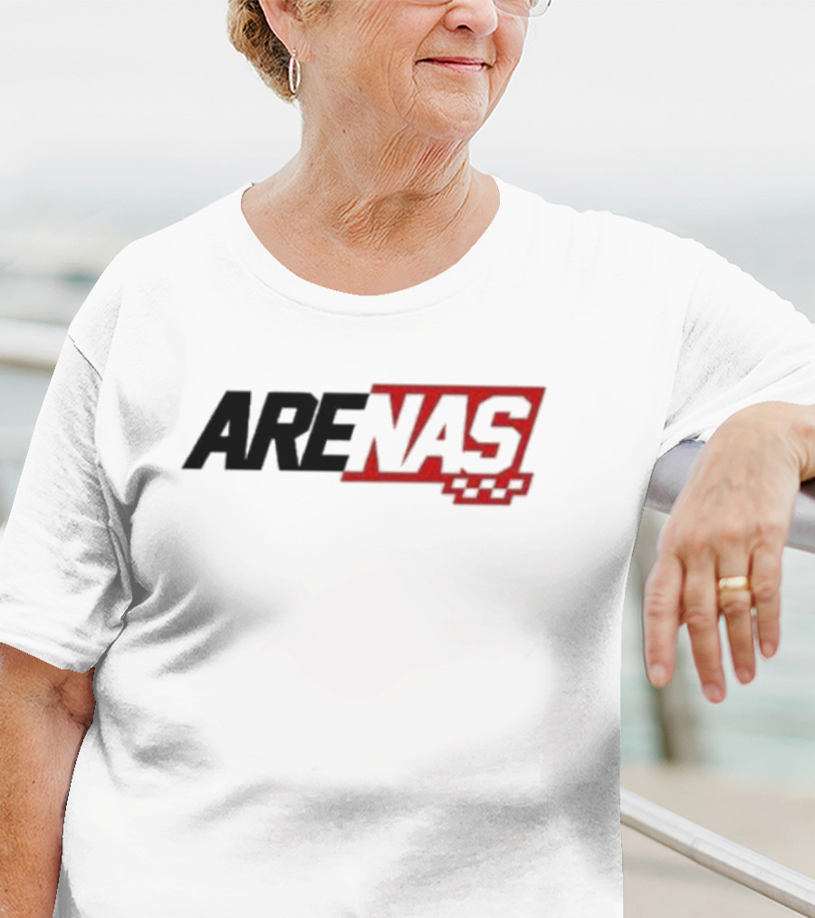 ARENAS Racing Team Motorsport Checkered Flag T-Shirt