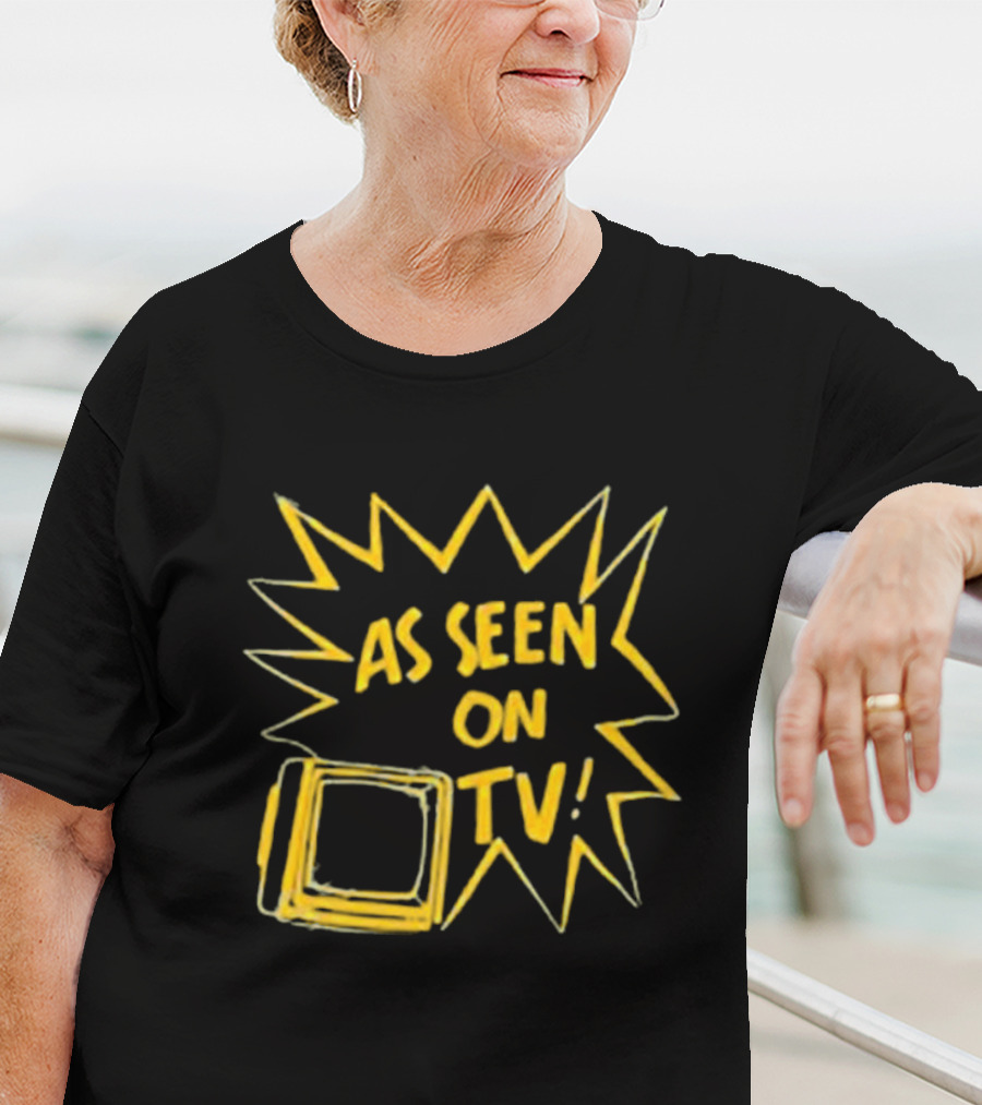 As Seen On TV Retro Style Burst With TV T-Shirt