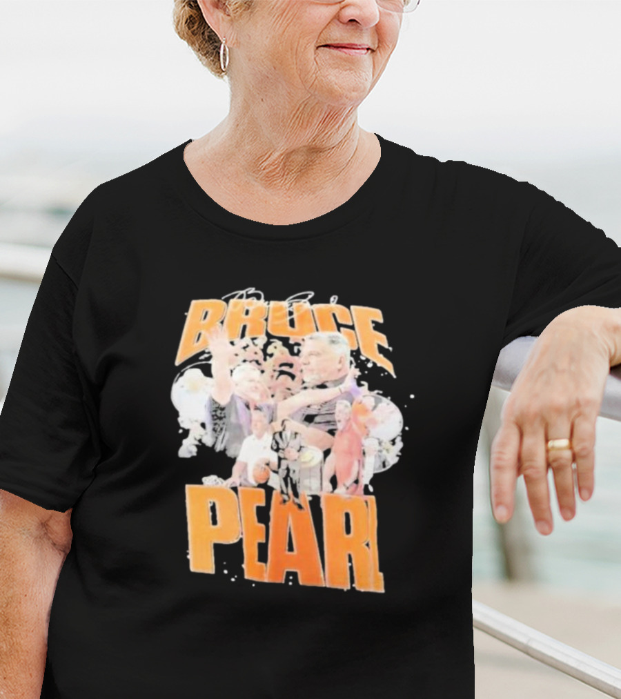 Bruce Pearl Auburn Coach Dynamic Basketball Collage T-Shirt