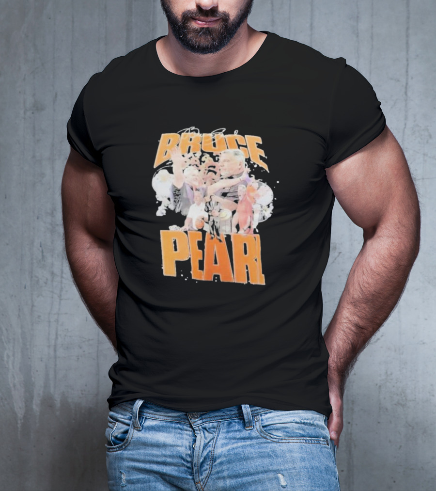 Bruce Pearl Auburn Coach Dynamic Basketball Collage T-Shirt