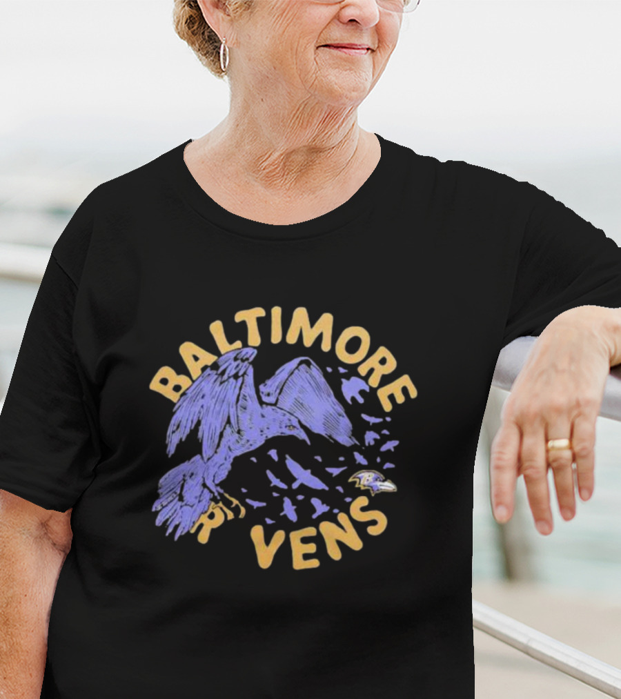 Baltimore Ravens The Raven Vintage T-Shirt