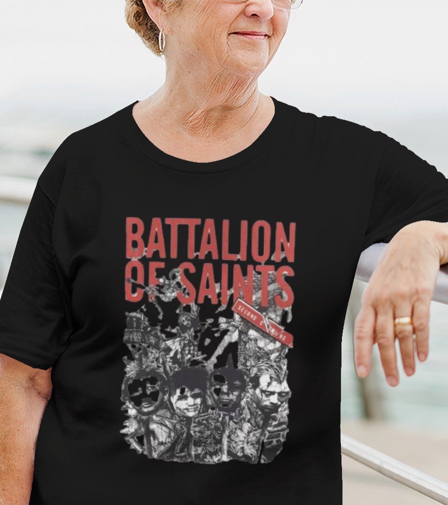 Battalion Of Saints Second Coming Punk Rock Album Cover T-Shirt