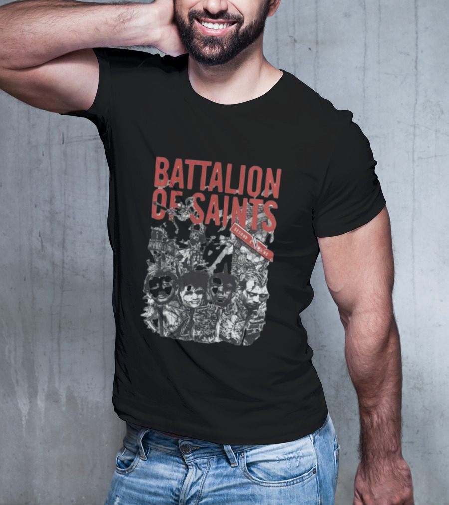 Battalion Of Saints Second Coming Punk Rock Album Cover T-Shirt