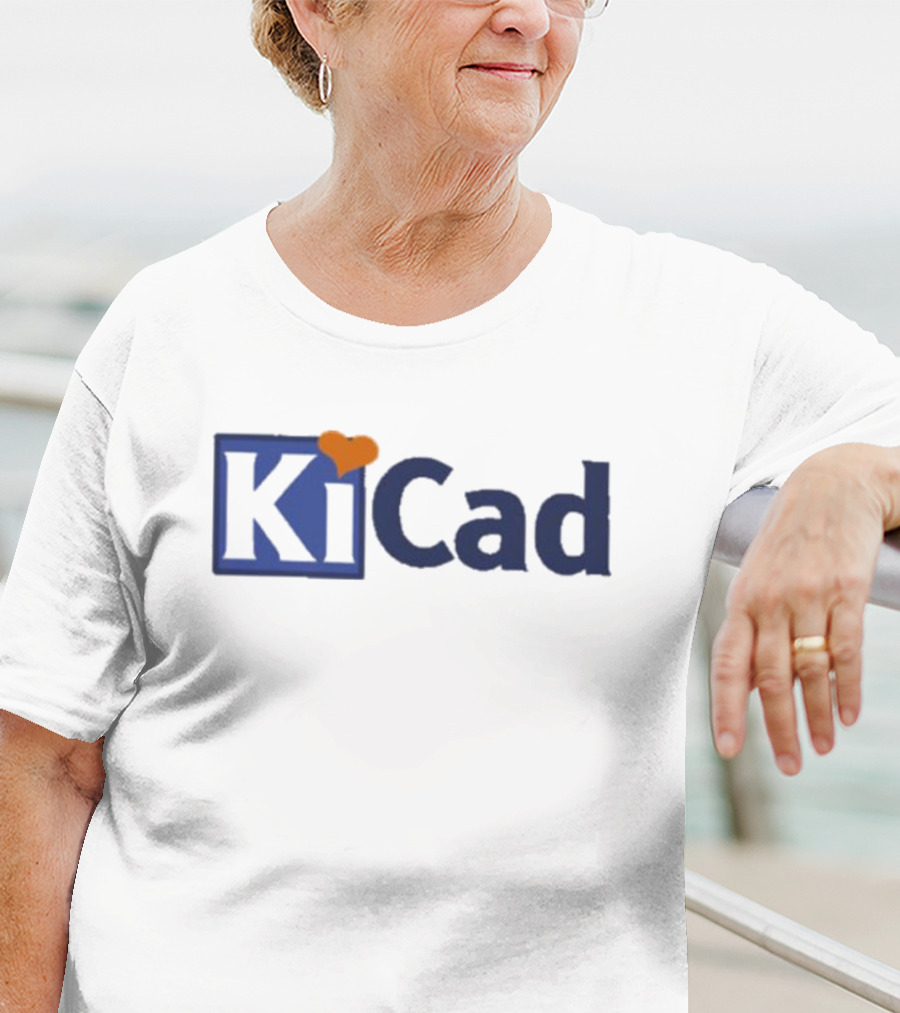 KiCad With Heart Symbol T-Shirt