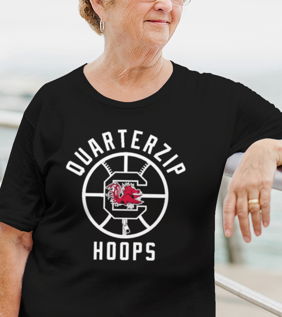 Quarterzip Hoops South Carolina Gamecocks Basketball T-Shirt