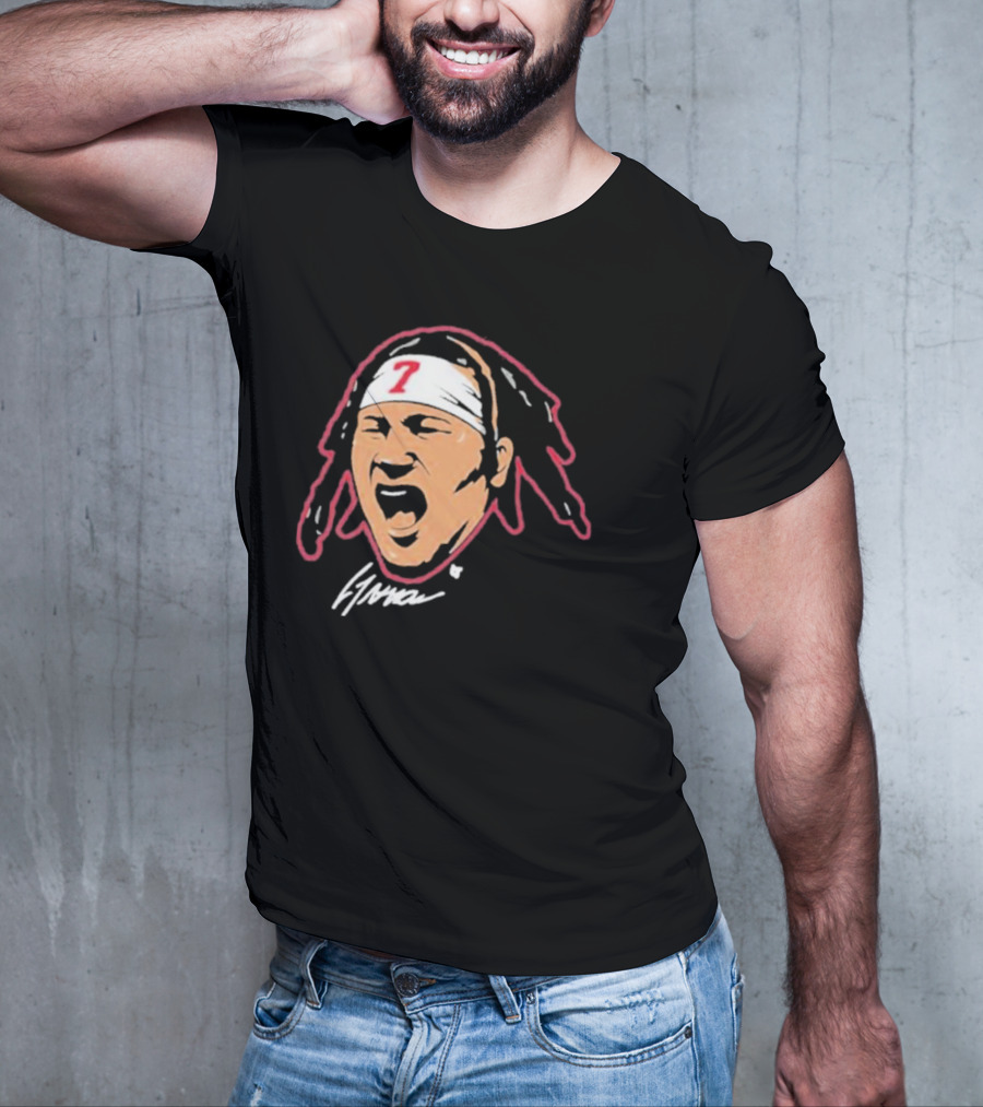 C J Stroud Swag Head 7 Signature T-Shirt