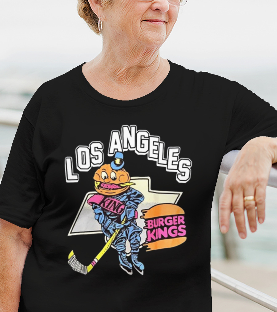 Los Angeles Burger Kings Hockey Character T-Shirt