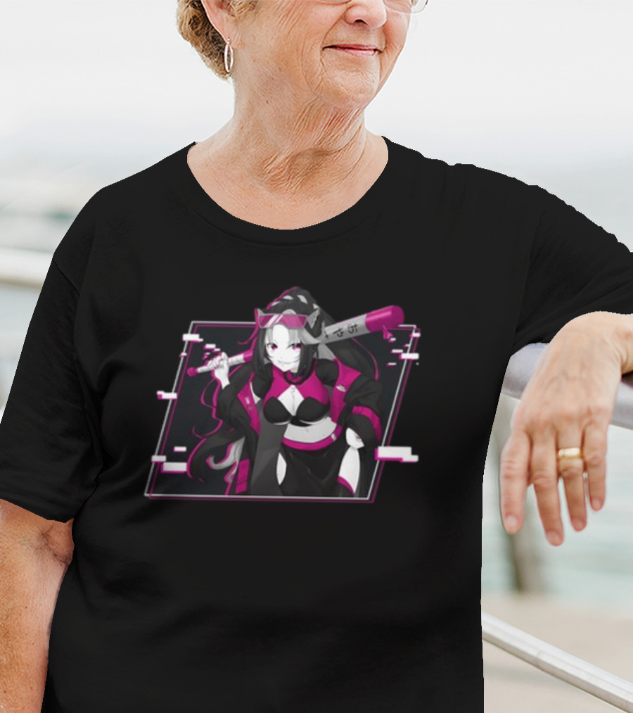 Shurahiwa Big Hitter Anime Character With Bat T-Shirt