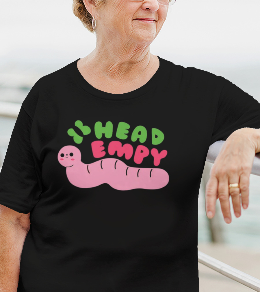 Head Empy Cute Worm T-Shirt