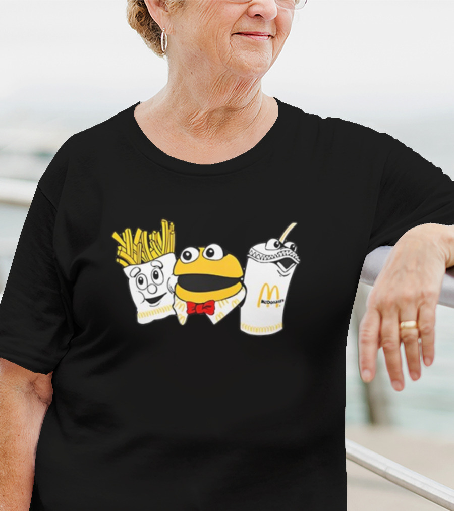 Goldenarachesunlimited McDonald's Meal Buddies Burger Fries Drink T-Shirt
