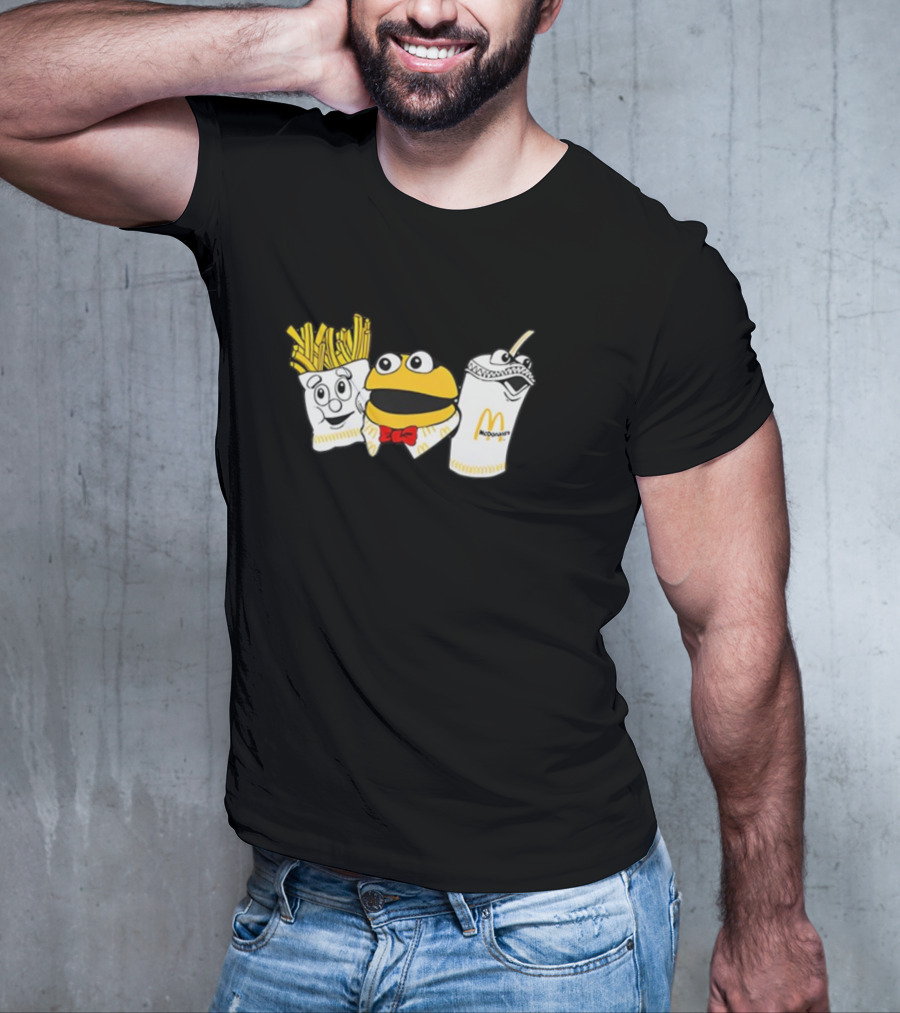 Goldenarachesunlimited McDonald's Meal Buddies Burger Fries Drink T-Shirt