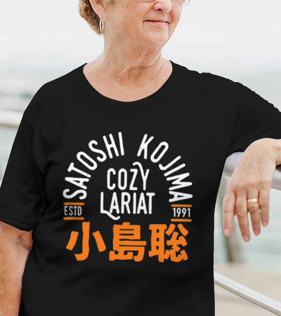 Satoshi Kojima Cozy Lariat Estd 1991 Small Island聰 T-Shirt