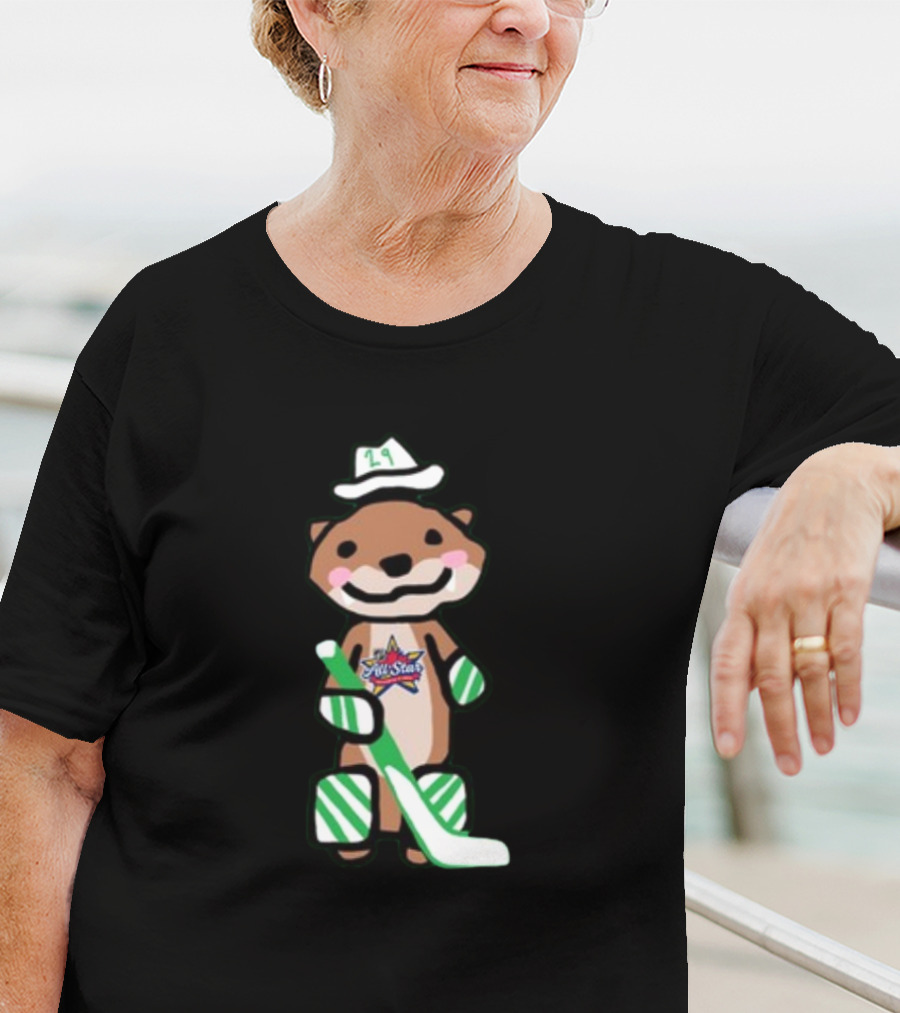 Dallas Stars Jake Otter 29 Hockey Mascot T-Shirt