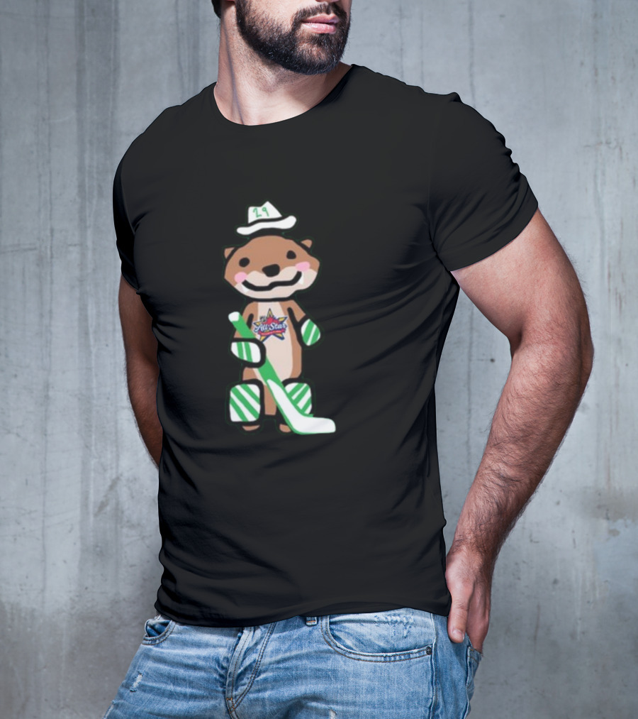 Dallas Stars Jake Otter 29 Hockey Mascot T-Shirt