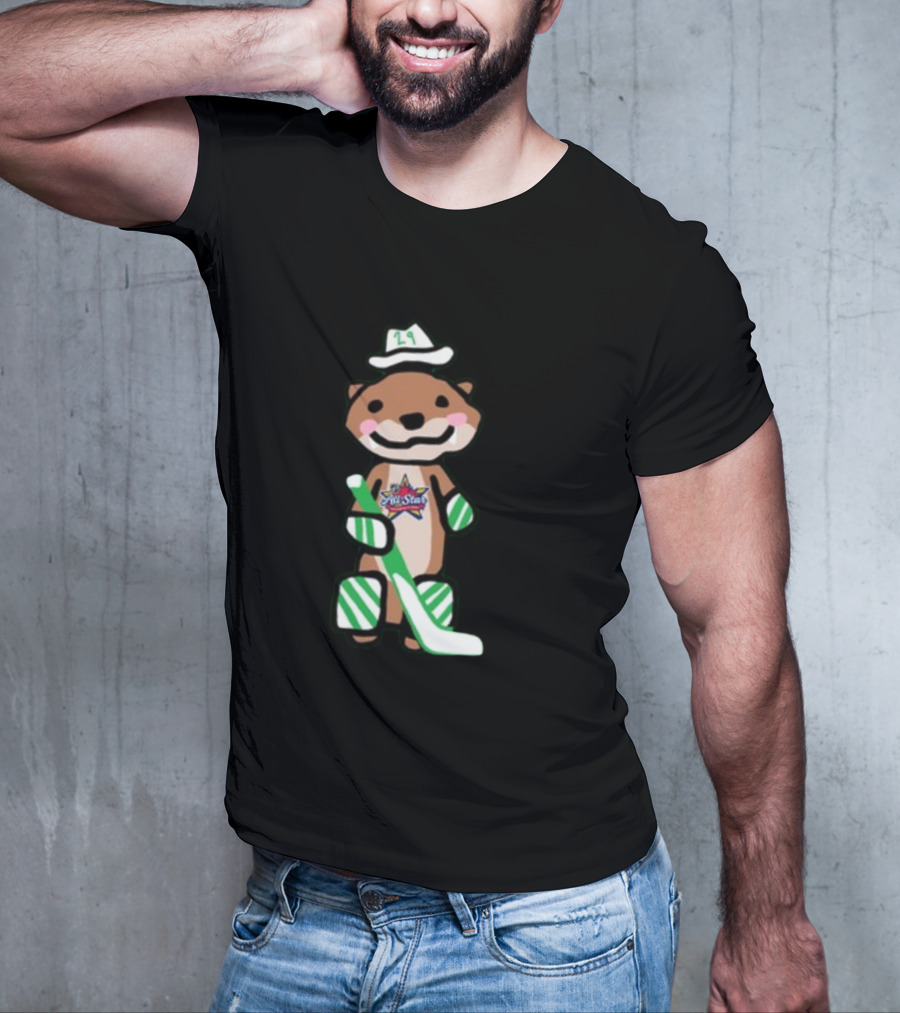 Dallas Stars Jake Otter 29 Hockey Mascot T-Shirt