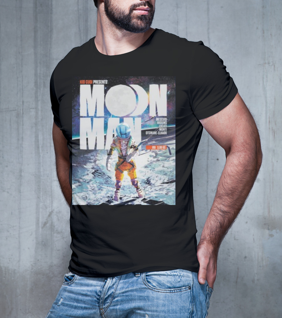 Kid Cudi Presents Moon Man Mescudi Riggins Dot Da Genius Monti Otsmane-Elhaou T-Shirt