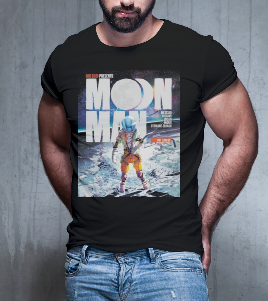 Kid Cudi Presents Moon Man Mescudi Riggins Dot Da Genius Monti Otsmane-Elhaou T-Shirt