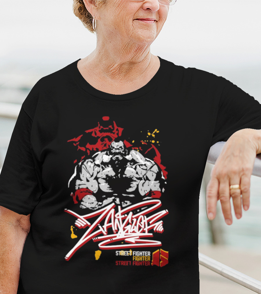 Street Fighter Capcom SF6 Zangief Nerds T-Shirt