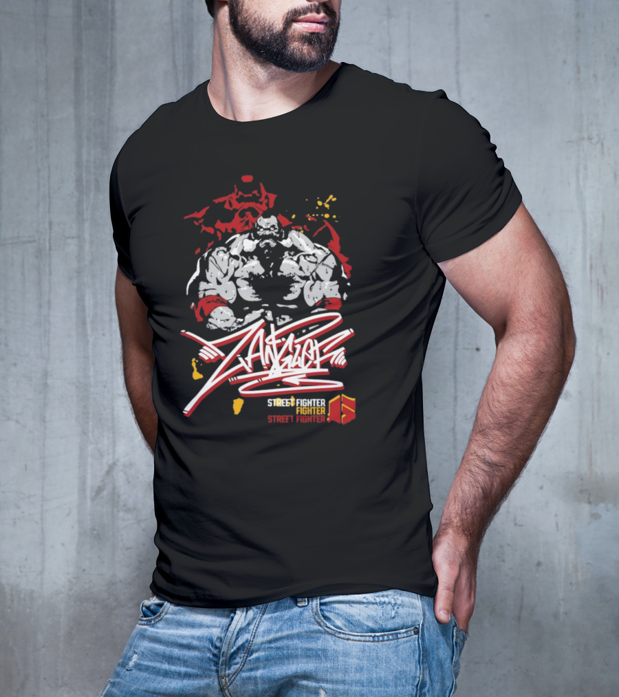 Street Fighter Capcom SF6 Zangief Nerds T-Shirt
