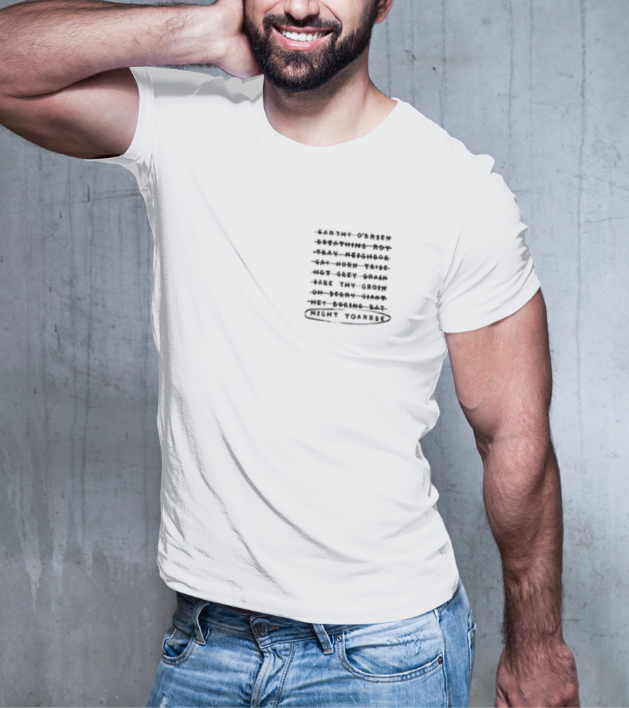 Dropout Store Speak Not Of The Night Yorb Earth O' Green Night Yearbs T-Shirt