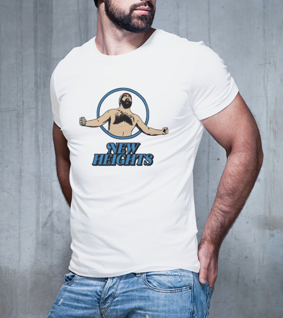 New Heights Jason Kelce Arm Raised Circle T-Shirt