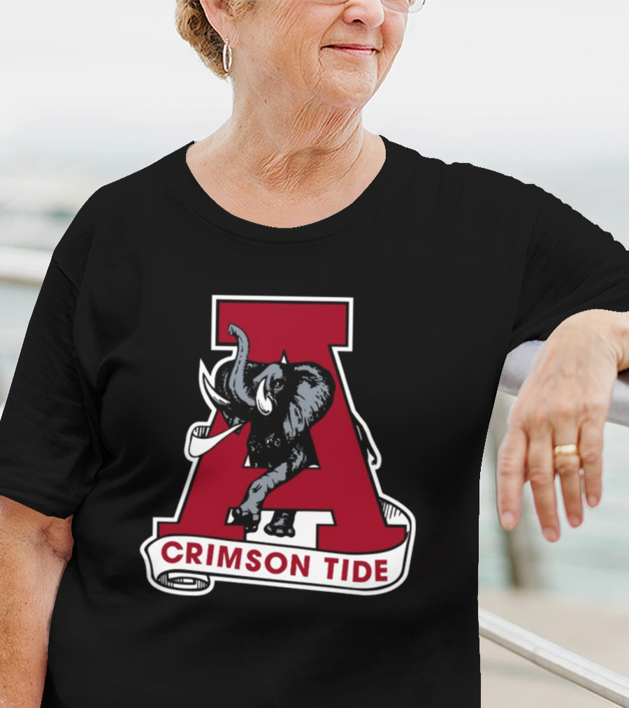 Jerret Mcelwain Alabama Crimson Tide Elephant T-Shirt