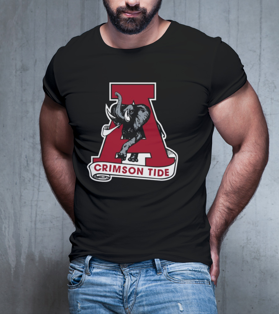 Jerret Mcelwain Alabama Crimson Tide Elephant T-Shirt