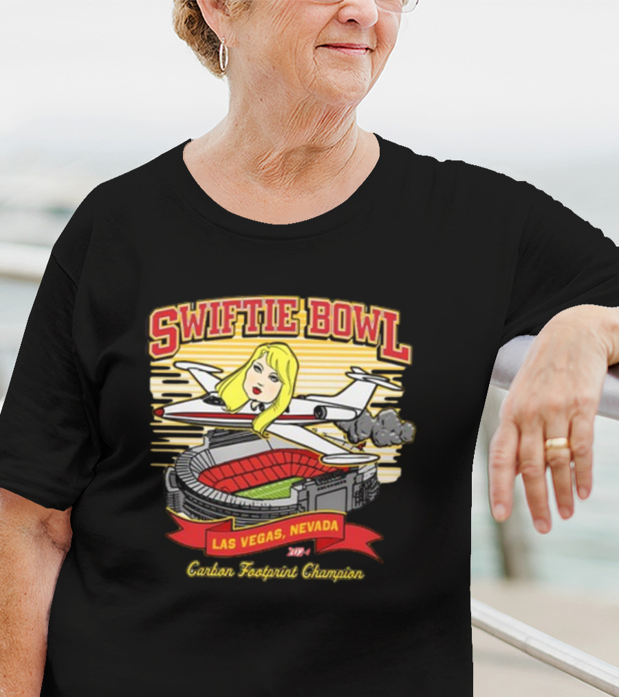 Swiftie Bowl Las Vegas Carbon Footprint Champion T-Shirt