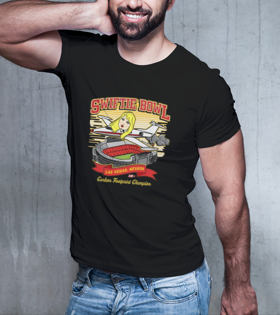 Swiftie Bowl Las Vegas Carbon Footprint Champion T-Shirt