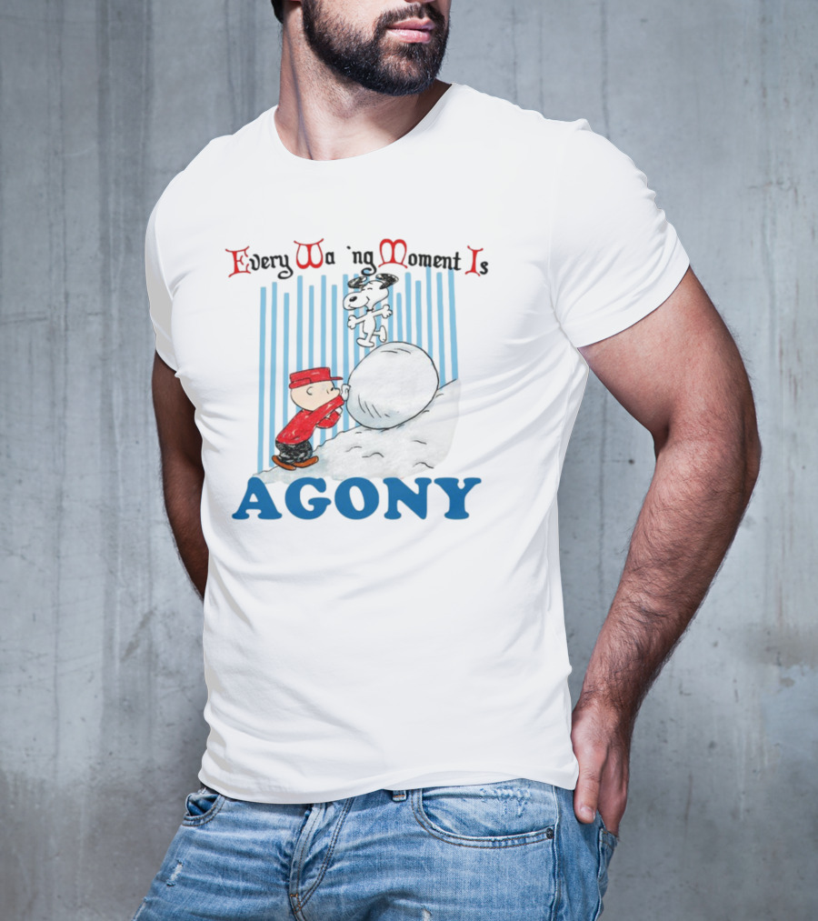 Every Waking Moment Is Agony Sisyphus Dog Cartoon Snowball T-Shirt