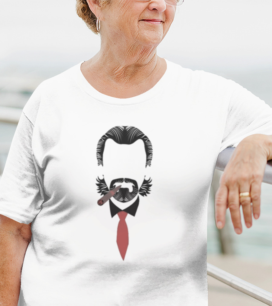 Bucciot.Com Melrose Stylish Red Tie Cigar T-Shirt